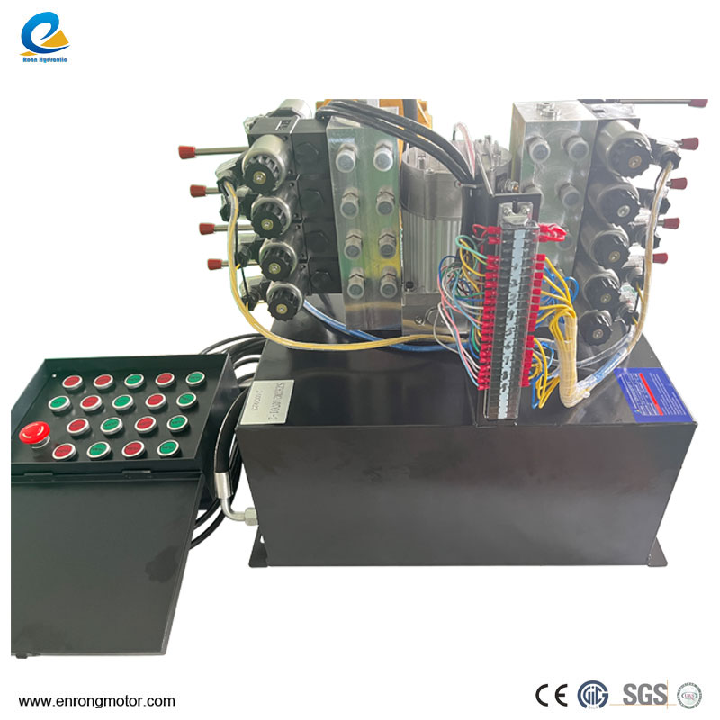 Unit Kuasa Hidraulik Sembilan Injap 24V 1.5KW
